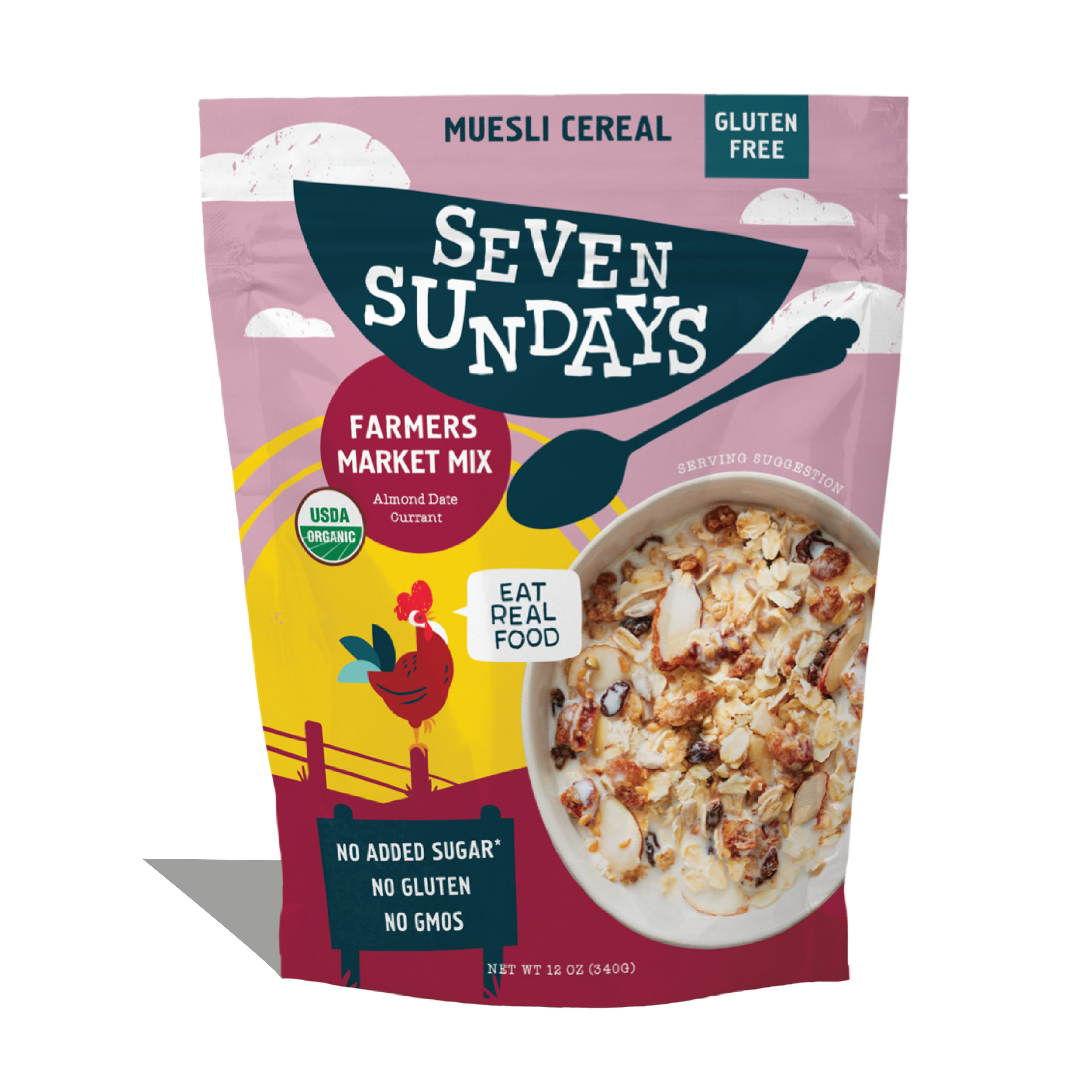 Organic Farmers Market Almond Date Muesli, 12oz